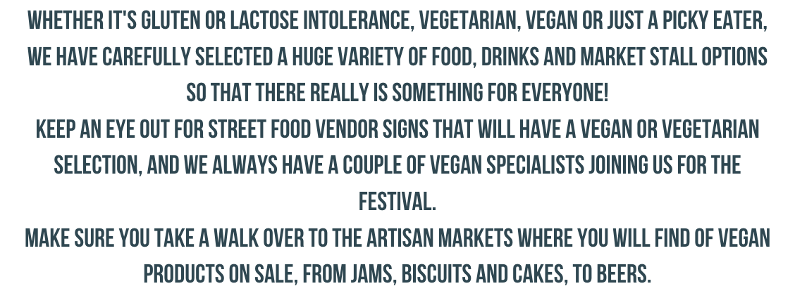 The Riverside Food and Drink Festival - Dietary Requirements - Street Food 